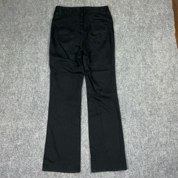 Boston Proper Jeans Womens Size 8 Black Denim Bootcut - Picture 9 of 11